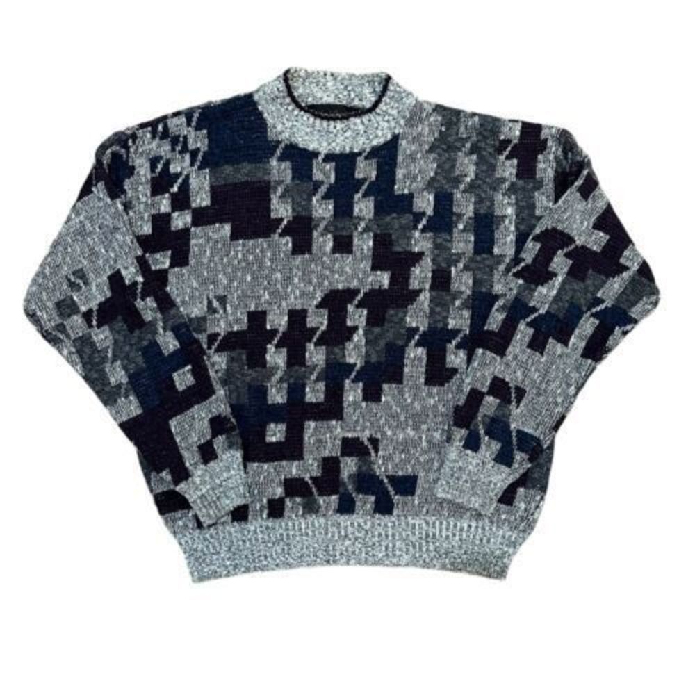 Michael Gerald 80s 90s Acrylic Sweater Mens XL
